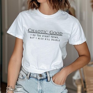 Chaotic Good, Softstyle T-Shirt, Unisex