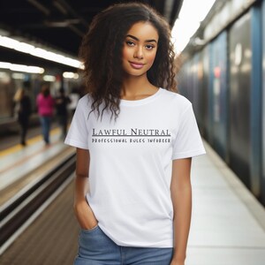Lawful Neutral, Softstyle T-Shirt, Unisex