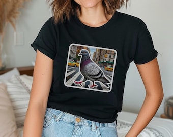 Koszulka unisex NYC Pigeon Softstyle