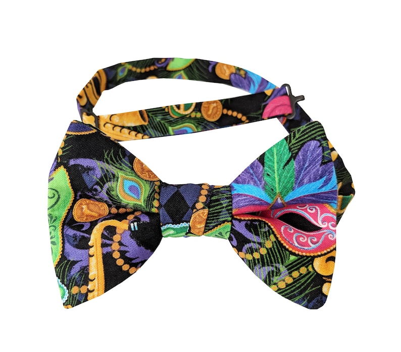 mens mardi gras bow tie