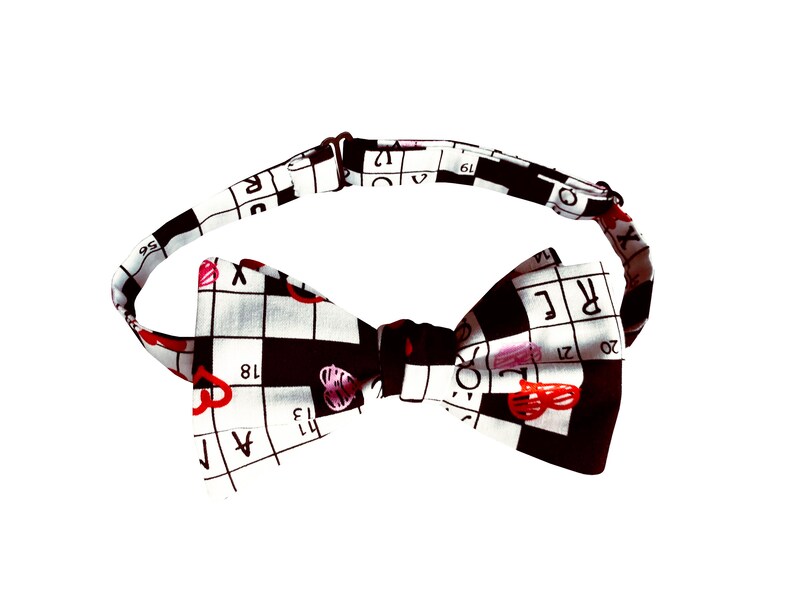 Selftie Bow Tie Valentine Sweetheart Crossword Design Etsy