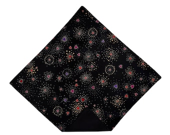 Valentine Pocket Square - Sweethearts Handkerchief - Adult Sizing - Handcrafted in the USA