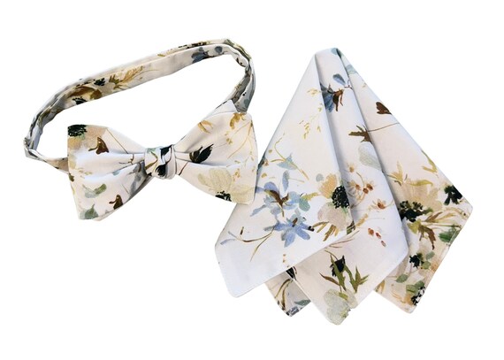 kente bow tie and hanky sets