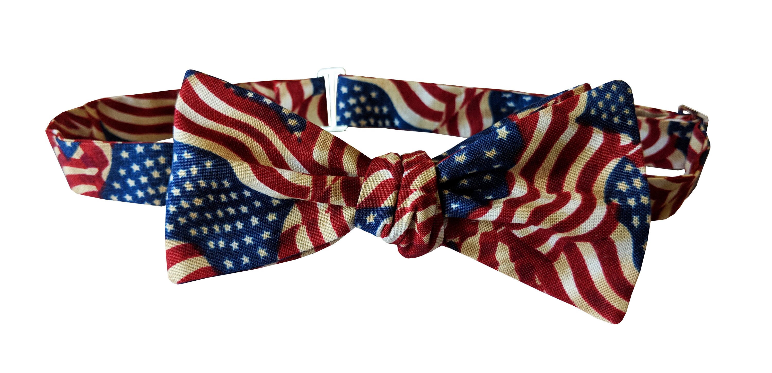 Rodes of Louisville Bow Tie Blue Red and White vintage retro Patriotic