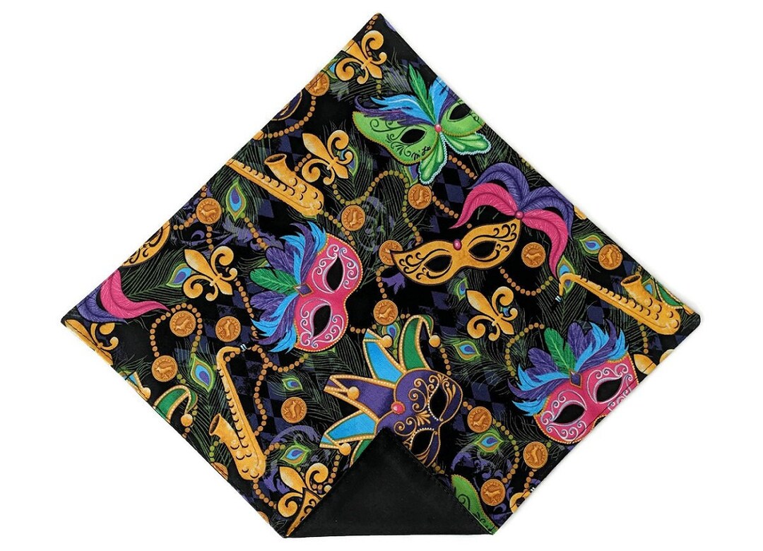mardi gras handkerchief