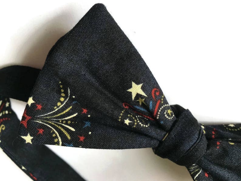 fourth of july bow tie