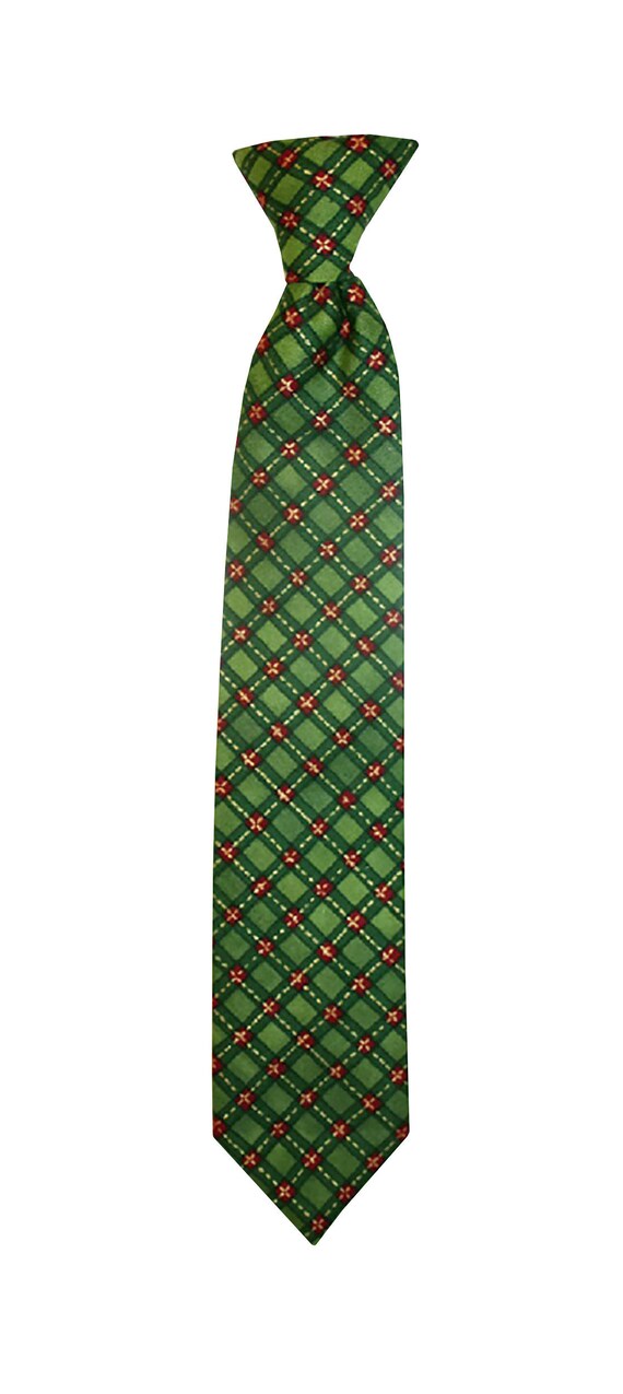 holiday plaid tie