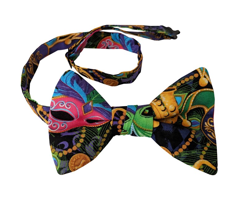 kids mardi gras bow tie