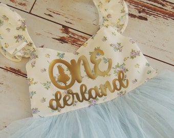 Baby Blue Girls One derland Birthday Dress First Birthday Baby Blue Tutu Dress Alice in Wonderland First Birthday