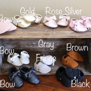 Baby Moccasins Baby Shoes Genuine Leather Suede Baby Girl or Baby Boy Outfit Baby Birthday Outfit Baby Shoes Moccasins image 10