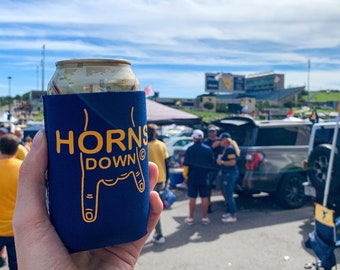 Horns Down© Can Cooler | Can Cooler for standard and slim cans or bottles