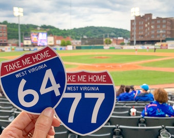 Take Me Home Interstate Sticker