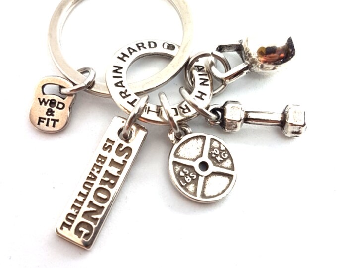 Gym Motivation Keyring Kettle-Hell Workout Gift - Gym Gifts - Fitness Gift- Fitness gift - Weight Lifting - Custom Gift - Sport - Wod & Fit