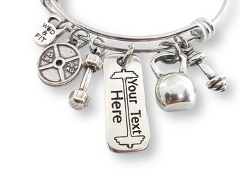 Personalized Bracelet Girlfriend Gift · Bff Gifts · Custom Bracelet · Mom Gift · Birthday gift · Coach Gifts · gift for women · Wod & Fit