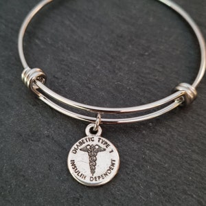 Emergency Medical Alert Custom Bracelet Engraving - Medical Alert Personalized Bracelet · Allergy - Medical Condition Info · Diabetic Gift