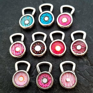 Pendant Kettlebell DONUT · Bff Gifts · Pendant Necklace · Bracelets Pendant · Girlfriend Gift · Crosstraining ·  Wod & Fit
