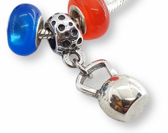 Gym Charms Bracelt Kettlebell Bracelet Charm - Fitness Girl - Fitness Jewels -Crossfit Gift -Sisters Gift · GYM Gift· Workout Gift·Wod & Fit