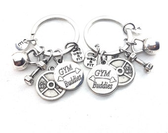 Herren Schmuck Halskette Hantel Silber Fitness Sport Mann Geschenk Weihnachten