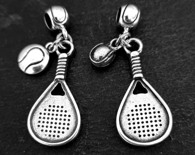 Abalorio Pádel Pala - Abalorio Padel Pulsera - Padel Charm -Entrenadora Pádel JOYAS - Regalo Pádel - Pala Pádel- Padel Tenis Pandora Charm