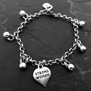 Gym Woman Custom Bracelet Tabata Workout Gift · Bodybuilding · Gym Gifts ·Fitness Gifts ·Girl Gift ·Crosstraining· Charm Bracelet· Wod & Fit