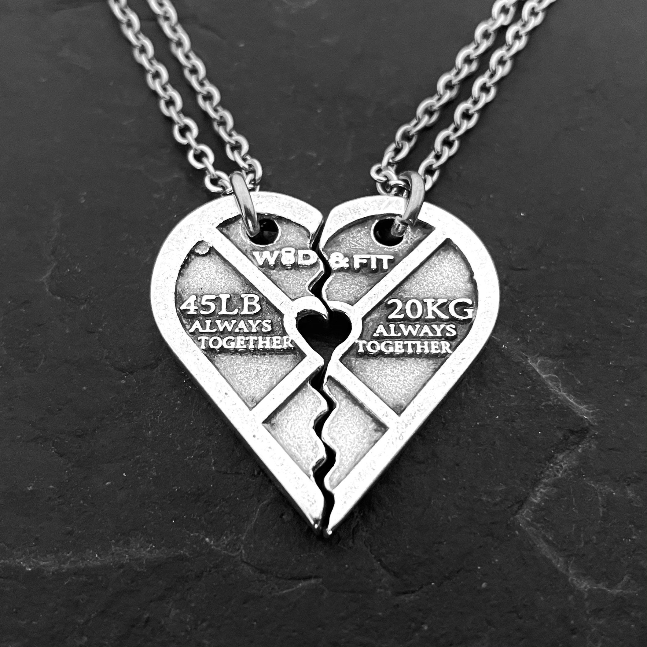 Couple necklaces sale that fit together