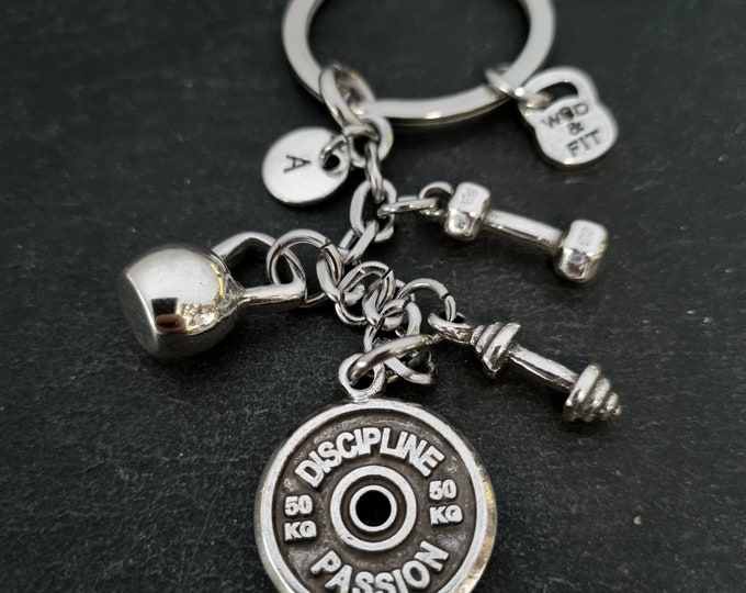 Gym Keychain Luke Workout Weight Plate · Kettlebell · Bff Gifts · Crosstraining · Fitness Gift · DAD ·Gym Motivation · Coach gift ·Wod & Fit