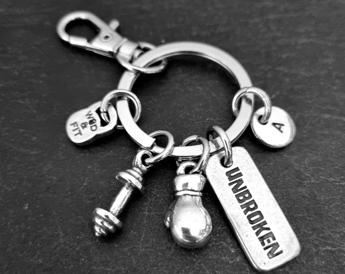 Custom Keyring Boxing Glove - Personalized Boxing Gifts · Best Coach Gift · Name Gift ·BFF GiFts · Boxing Glove UFC - MMA Gift - Wod & Fit