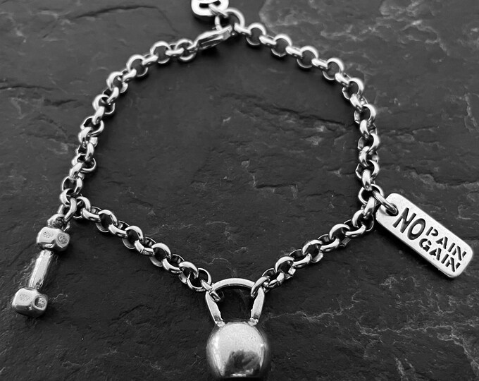 Fitness Bracelet Workout Gifts · Custom Bracelet · Personalized Gift · Bodybuilding · Girlfriend gift · Mom Gift · Name bracelet · Wod & Fit
