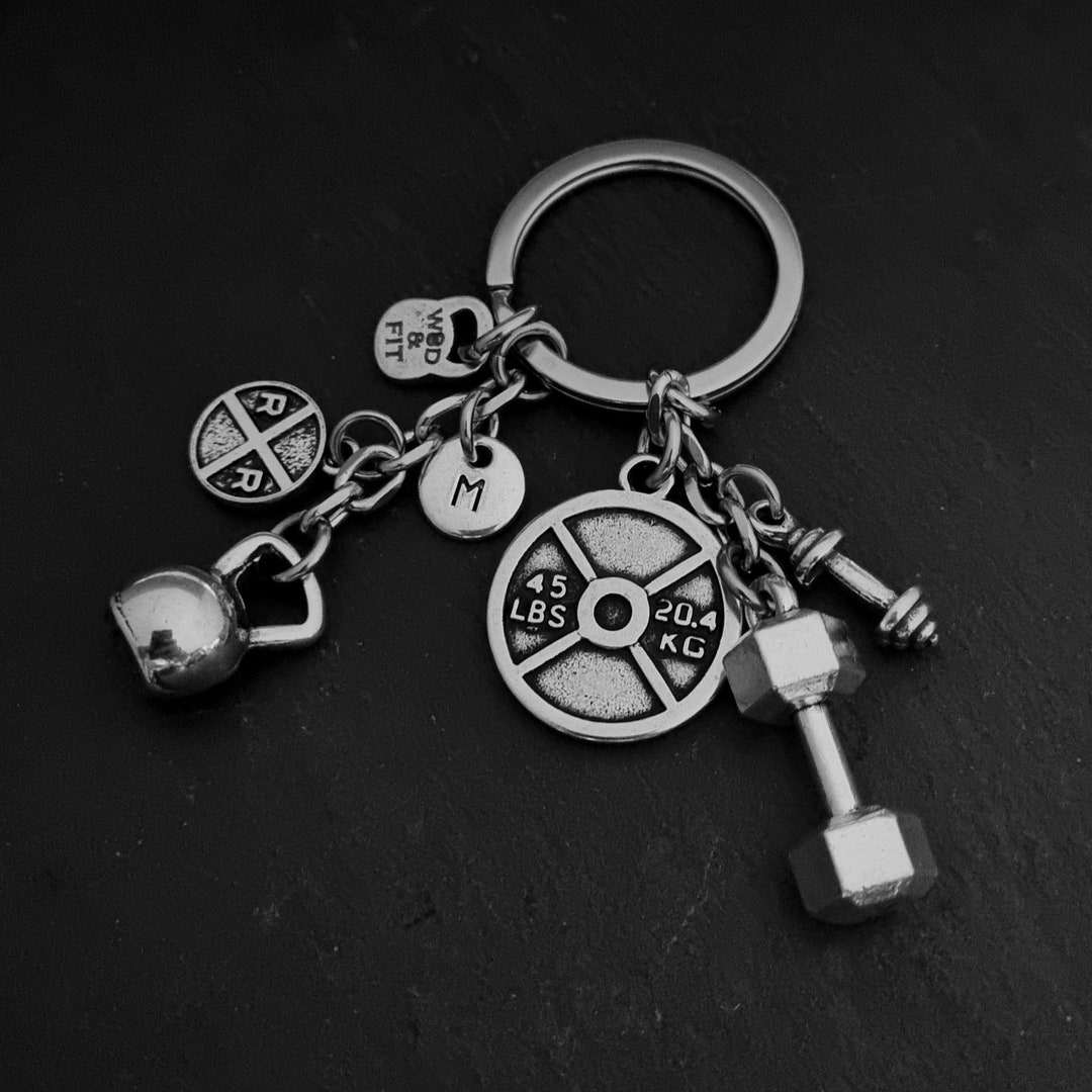 Gym Keychaingym Keychain Motivation Elizabeth Workout Custom Gym Gifts ...