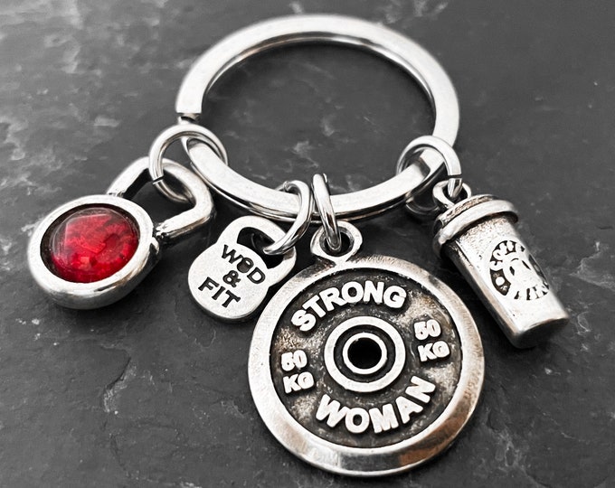 Gym Keychain Kettlebell Color Gym Gift · Coffee Motivation - Bodybuilding - Fitness Jewelry - Mom Gift- BFF Gift · GYM Gifts -  Wod & Fit