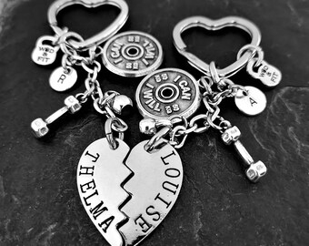 Couple Gift Keychain Thelma & Louise Strong Women · Best friend gift · Sister gift · BFF Gift · Girlfriend gift · Mom Gift · Wod and Fit