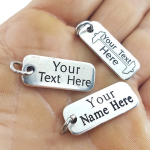 Personalized Tag 3x1cm · Name Tags · gift tag · logo tags · Engraved tag · Tag Custom Logo Tags Engraved· luggage tags · gift tags·Wod & Fit