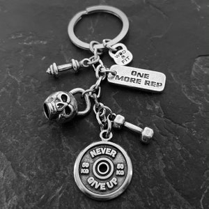Gym Keychain Killer Workout Gifts · CUSTOM Gifts· Bodybuilding Gift· Motivation· Skulls· Gym Gifts ·Weightlifting· Fitness gifts · Wod & Fit