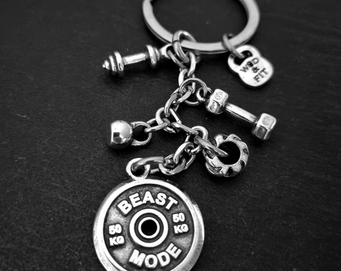 Custom Keychain GYM Tire Workout · BFF Gifts · Motivation Gift · Fitness Gift ·  Boyfriend Gift · Dad Gift · Coach Gift · Fitness ·Wod & Fit
