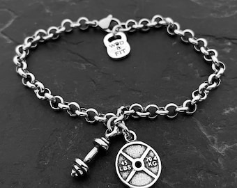 Gym Bracelet AMRAP Workout gift- Crosstraining · Gym gifts - Fitness Bracelet- Fitness Girl · Bff Gifts - Weight loss·I am enough· Wod & Fit