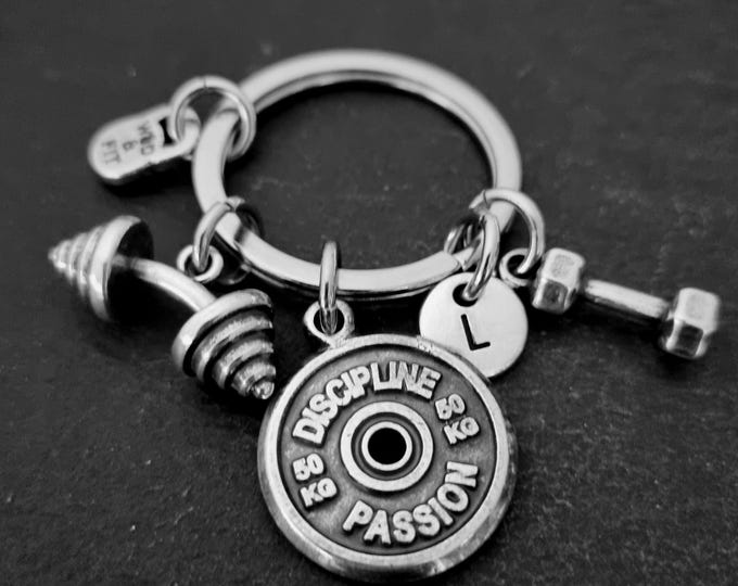 Gym Custom Keyring Thruster Workout Gift - Bff Gifts ·Personalized Gift · Gym Gifts - Fitness Gifts· Coach Gift ·Weight lifting - Wod & Fit
