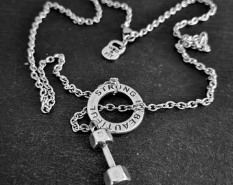 Personalized Necklace Gym AMRAP Workout Custom Necklace - Fitness Necklace · Name Necklace ·Girlfriend Gift· Custom Gift ·Mom Gift·Wod & Fit