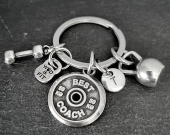 Gym Keychain Rankel Workout Gifts · BFF Gifts · Personalized gift · Boyfriend Gift · Gift for Girlfriend · Mom Gift · Dad Gif ·  Wod & Fit