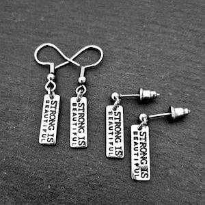 Motivation Earrings SMALL Strong Is Beautiful · Me vs Me Boxing Gloves · Boxing Gift ·Boxing Gift ·Boxing Loves · Motivation Gift ·Wod & Fit