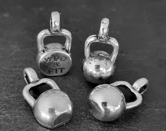 Gym Pendant Kettlebell · Fitness Gift · Crosstraining · Gym Gifts · Fitness Jewels  · Kettlebell Charm · Bff Gifts · Coach Gift · Wod & Fit