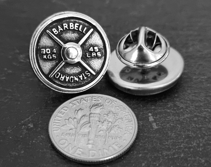 Gym Enamel Pins Weight Plate Barbell Standard· Gym Pin · Lapel Pin · GYM Gifts ·  Weight Lifting · Pins · Backpack Pins · Fitness ·Wod & Fit