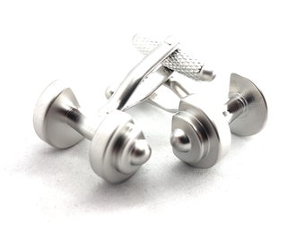 Gym Dumbbell Cufflinks Matt · Workout Gifts · Weightlifting · Bodybuilding Gift · Cuff links · Gym Gifts · Crossfit · Dad Gift· Wod & Fit