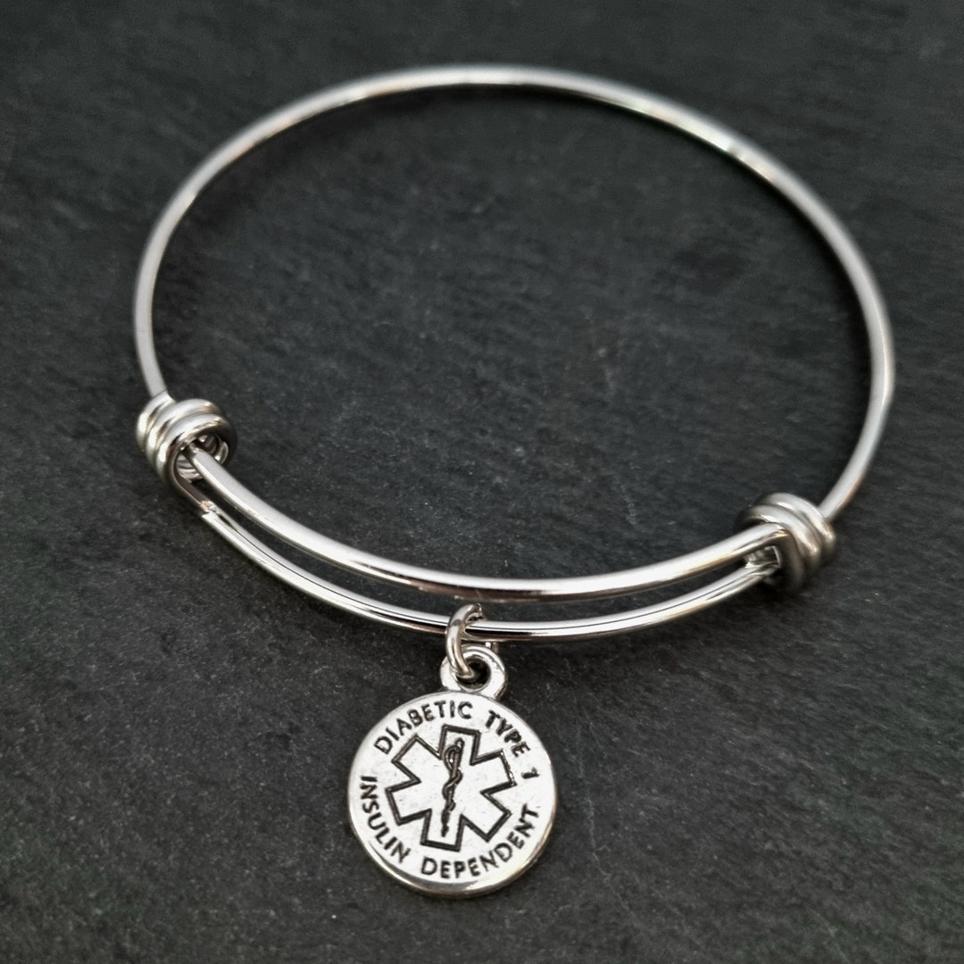 Emergency Medical Alert Custom Bracelet Engraving Medical Alert