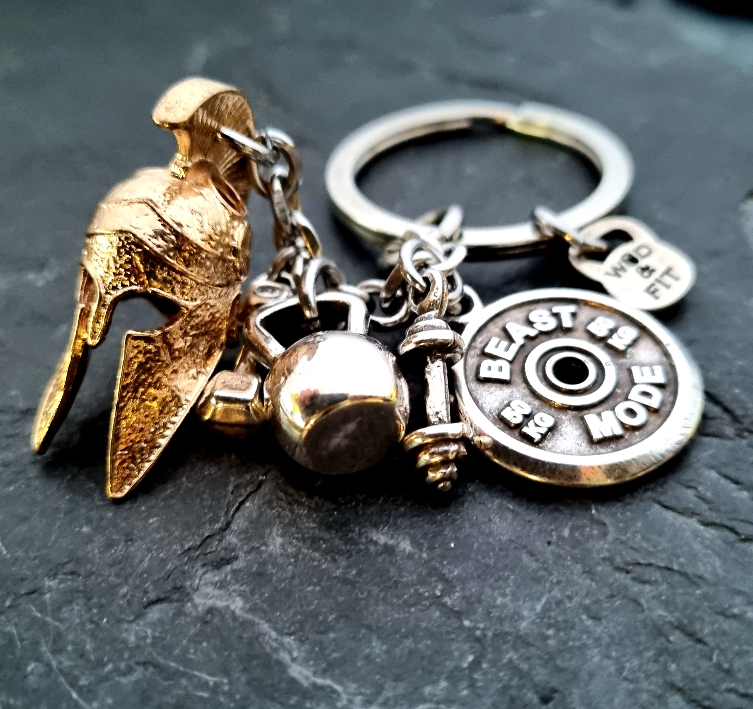 Spartan Keychain Spartan Helmet Keychain Personalized Keychain Spartan  Warrior Keychain Spartan Gift Spartan Helm Keychain Greek Gift Charm 