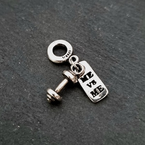 Gym Gift Bracelet Pendant Me vs Me Necklace Pendant · Fitness Gifts · Gym Gift - Mom Gift · Gift for Sister ·  Best Friend Gift · Wod & Fit