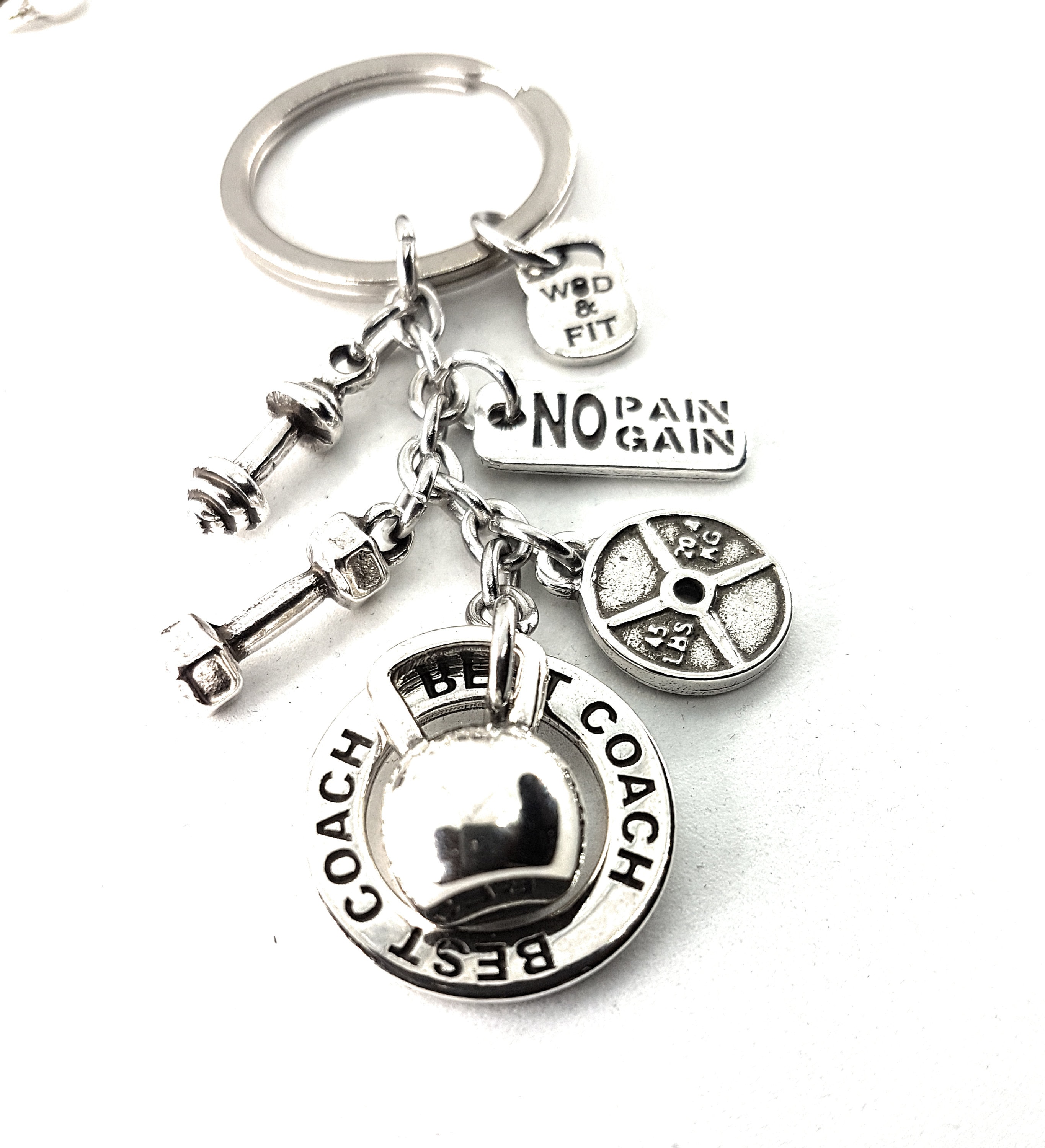 Kettlebell Keychain Nasty Workout Crossfit Gift Gym Keychain Fitness