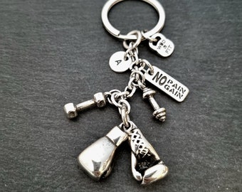 Boxing Gloves Keychain Double JAB Boxing Coach gift - Muay Thai Gifts·ufc gloves MMA- Gifts -Boxing love gifts - Gift for Boxing Wod & Fit