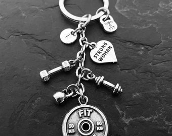 Custom Keychain FIT MOM Gifts for mom · Name Keychain · Personalized gift · Mom gifts · Best Mom Gift · BFF Gifts · Wife Gift ·Gym Wod & Fit