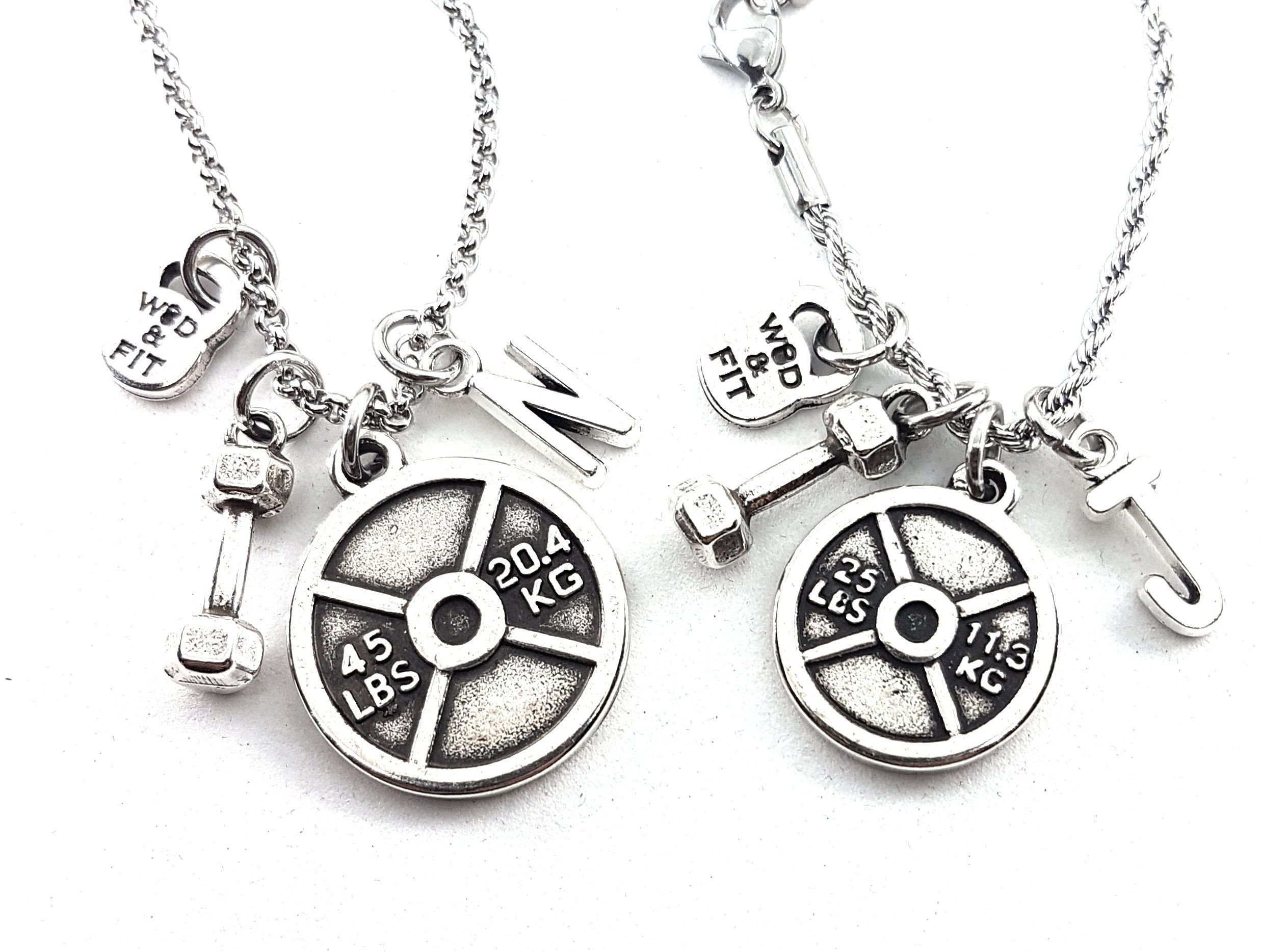 custom weight plate necklace