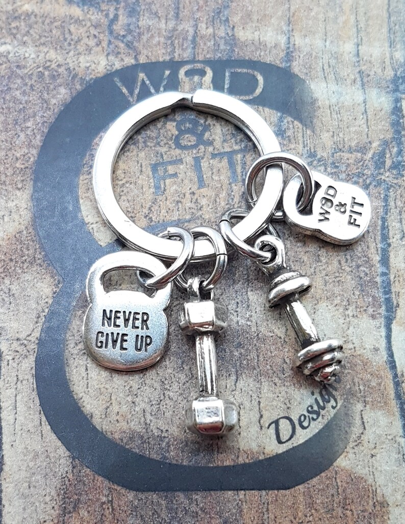 Llavero Pesas Nicole Workout Keychain Nicole Etsy